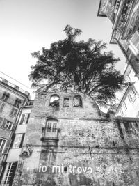 Low angle view of building against sky