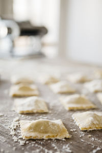 Close-up of food in kitchen