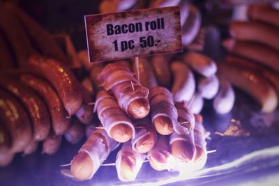 Close-up of text on wall