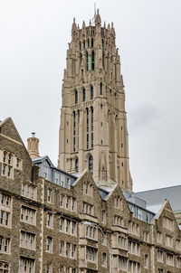 Low angle view of cathedral against clear sky