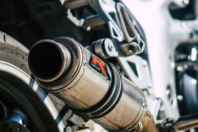 Close-up of vintage car