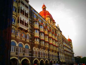 Low angle view of historical building