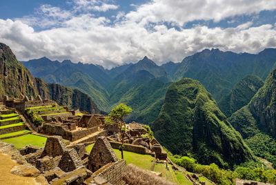 The famous machu picchu is a 15th-century is located in the cusco region of peru. 