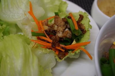 Close-up of food on plate