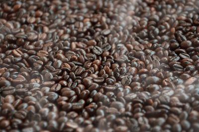 Full frame shot of coffee beans