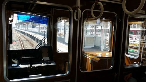 Train on road