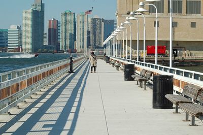 View of skyscrapers in city