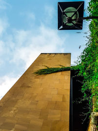 Low angle view of building against sky