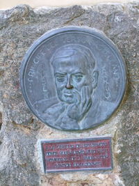 Close-up of text on cemetery