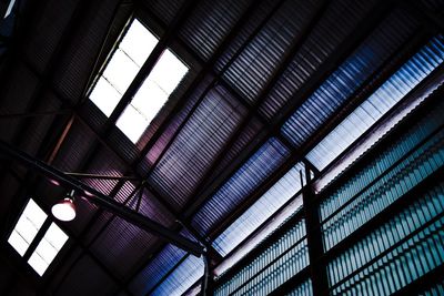 Low angle view of ceiling