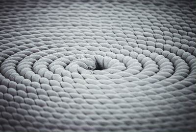 Full frame shot of coiled rope