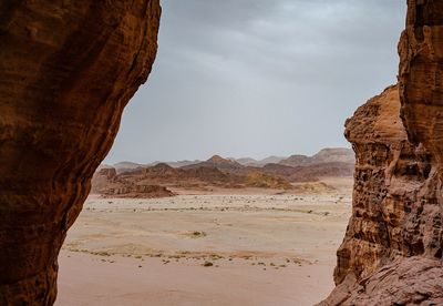 Scenic view of landscape and mountains