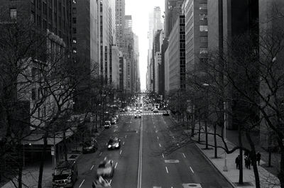 Street amidst buildings in city