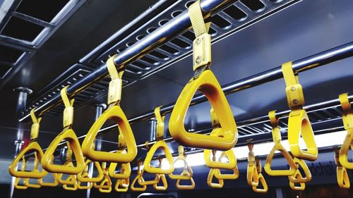 Close-up of yellow wheel