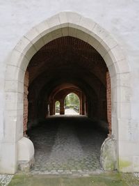 View of archway