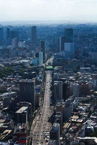 Aerial view of cityscape