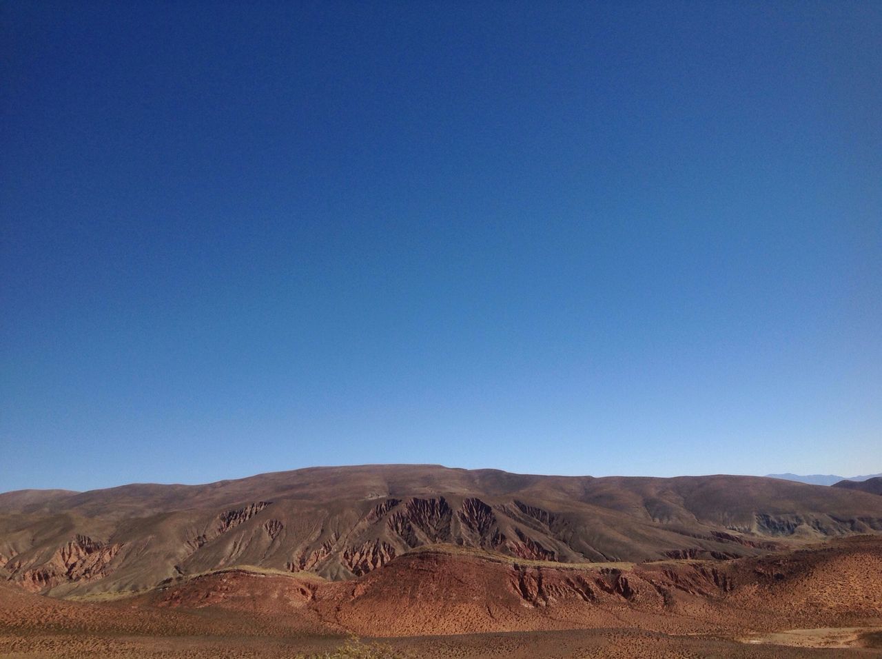 blue, desert, no people, archival, clear sky, nature, beauty in nature, arid climate, outdoors, day, scenics, sky, sand dune