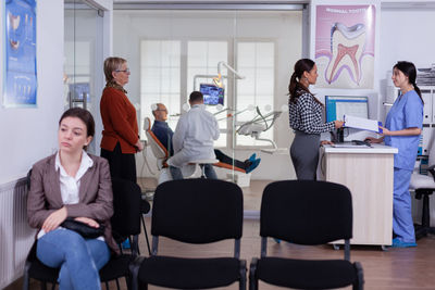 Group of people in a room