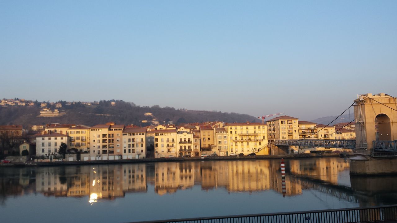 water, reflection, architecture, built structure, building exterior, waterfront, city, river, sky, bridge - man made structure, no people, outdoors, nautical vessel, nature, beauty in nature, day