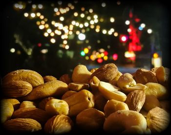 Close-up of christmas decorations