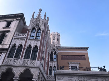 Low angle view of building against sky