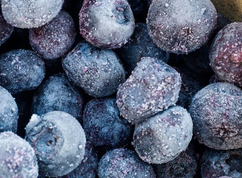 Full frame shot of blueberries
