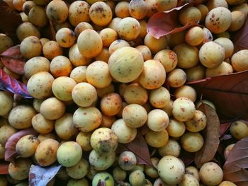 Full frame shot of fruits for sale at market stall