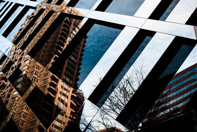 Low angle view of modern building