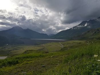 Scenic view of landscape against sky