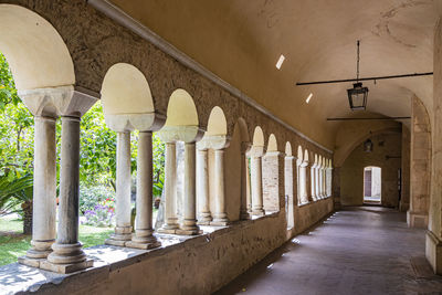 Interior of historic building