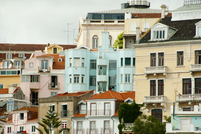 Residential buildings in city