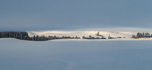 Snow covered landscape