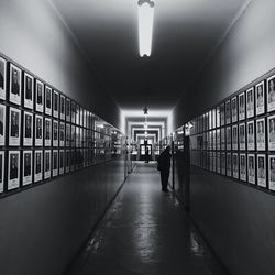 Man in corridor