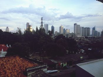 Cityscape against sky