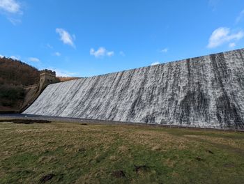 Low angle view of built structure against sky