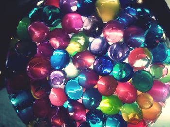 Close-up of colorful balloons