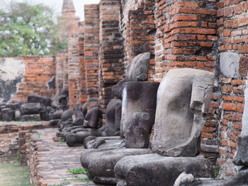 View of buddha statue