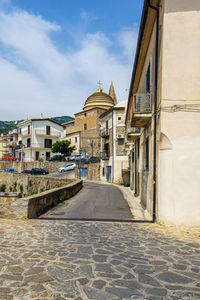 View of buildings in town