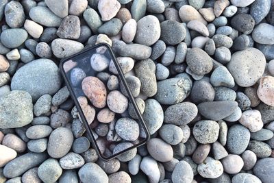 Full frame shot of stones