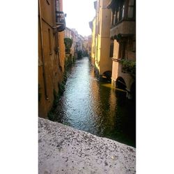 Canal along buildings