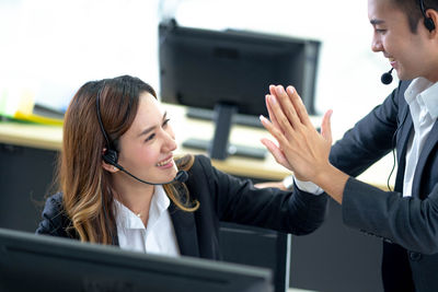 Woman working in office