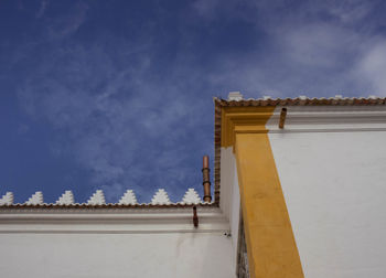 Low angle view of building against sky