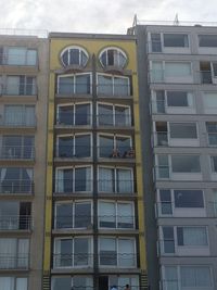 Low angle view of building against sky