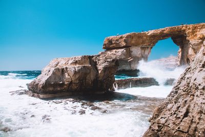 Majestic natural landmark in malta