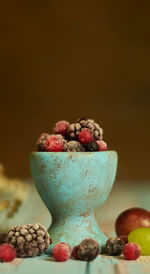 Close-up of fruits in bowl