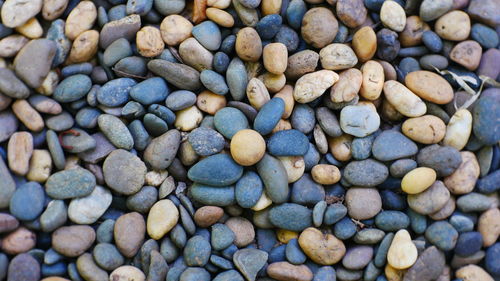 Full frame shot of pebbles