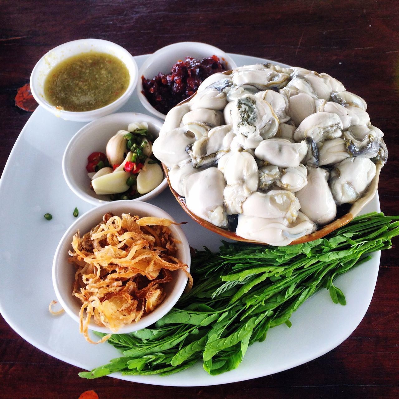 CLOSE-UP OF SERVED IN PLATE