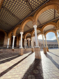 Low angle view of historic building