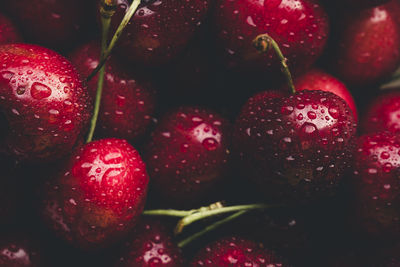 Full frame shot of strawberries