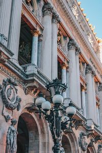 Low angle view of historical building